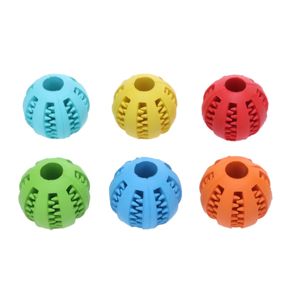 Interactive Dog Ball Toys Dog Leaking Food Toy Rubber Chew Toys For Dog  Molar Toy Interactive Toy Random Color - Temu